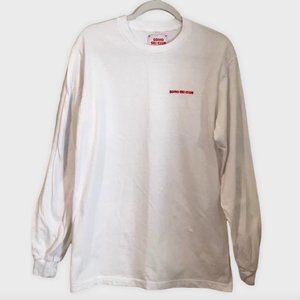 Soho Ski Club Long Sleeve Unisex Size M White T-shirt.